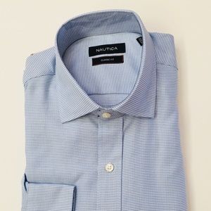 Nautica Long Sleeve Men’s Dress Shirt